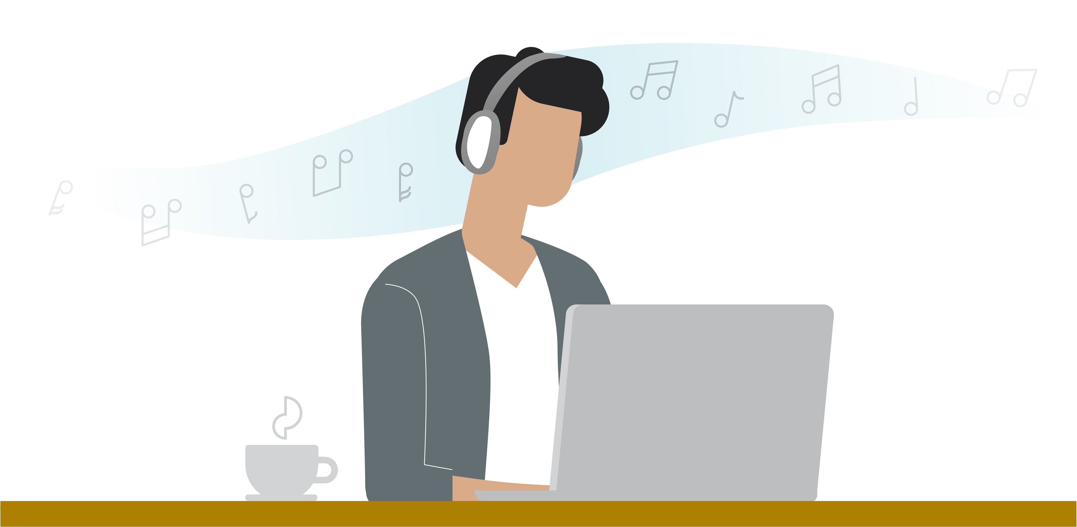 Listening to Music - How to Overcome Stress at Work | Nespresso Professional Singapore