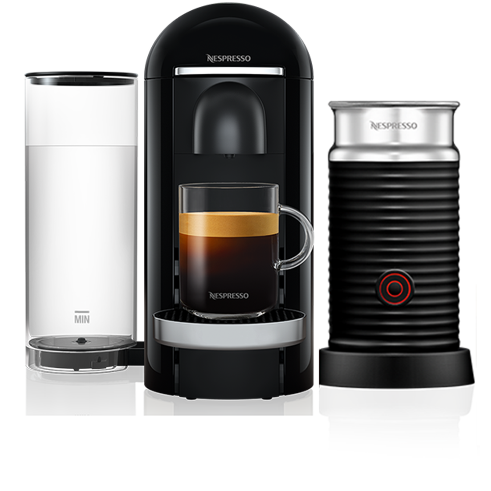 nespresso vertuo plus premium coffee machine bundle black