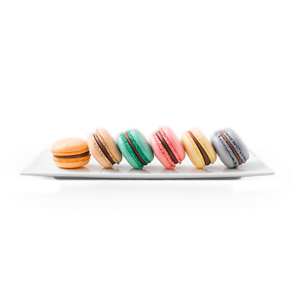 Featuring a selection of handmade Macarons