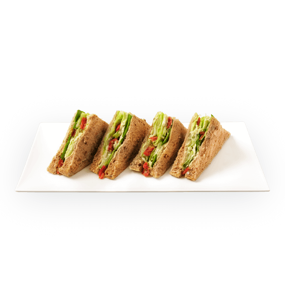 Featuring freshly prepared Hummus and Tomato Sandwich