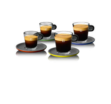 cucchiaio Nespresso set da 6 tazzine da espresso cucchiaino caffè piattini tè cacao 