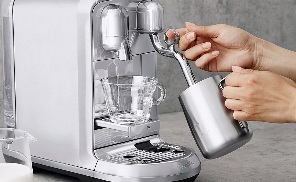 Nespresso エスプレッソマシン ホワイト/シルバー Nespresso Creatista Plus - Stainless Steel | Perfect Home Espresso