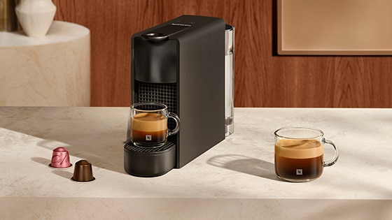 Nespresso Essenza - Piano Black | Compact Mini Espresso Machine
