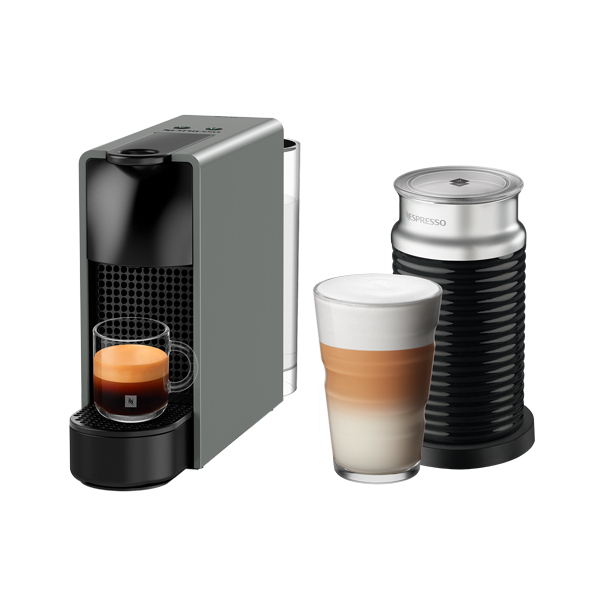 Essenza Mini Intense Grey Bundle | Original Coffee Maker