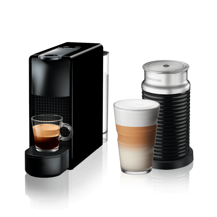 Essenza Mini Piano Black Bundle | Original Coffee Maker| Nespresso USA
