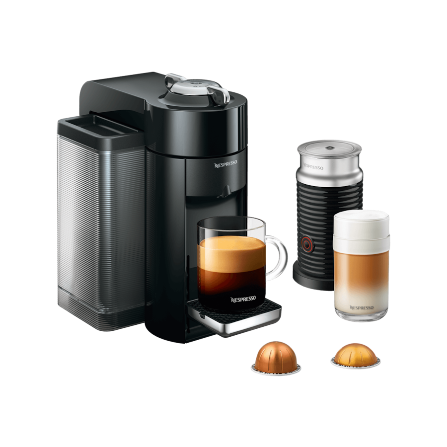 Black Vertuo Evoluo Deluxe & Milk Frother Bundle | Nespresso USA
