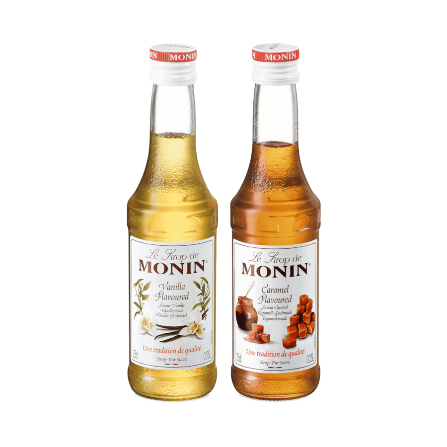 Monin Syrup Kit - Vanilla & Caramel - Coffee Accessories Monin Syrup Kit - Vanilla & Caramel - Coffee Accessories