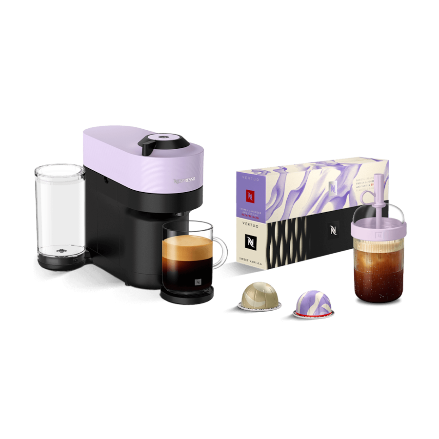 Purple Coffee Machine Bundle | Vertuo Pop+ Lilac | Nespresso US