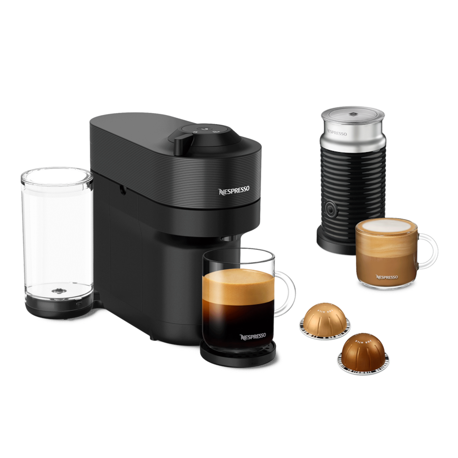 Vertuo Pop+ Liquorice Black & Milk Frother Bundle | Vertuo Coffee