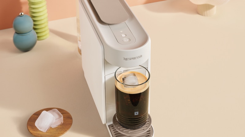 Vertuo Up & Milk Frother Bundle – Pearl White | Nespresso USA