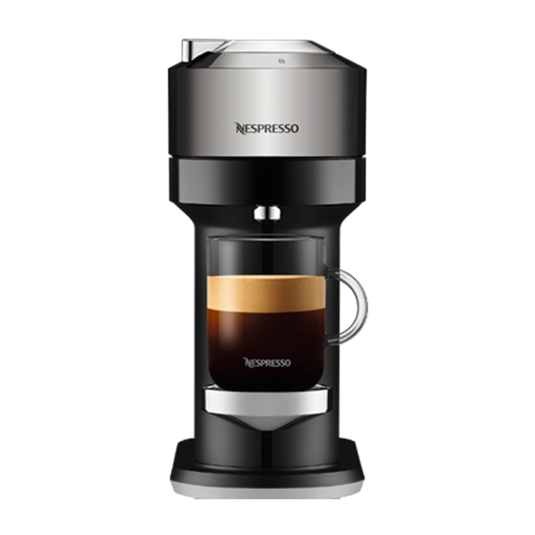 Nespresso Vertuo Next - Deluxe Dark Chrome - Small Coffee Maker