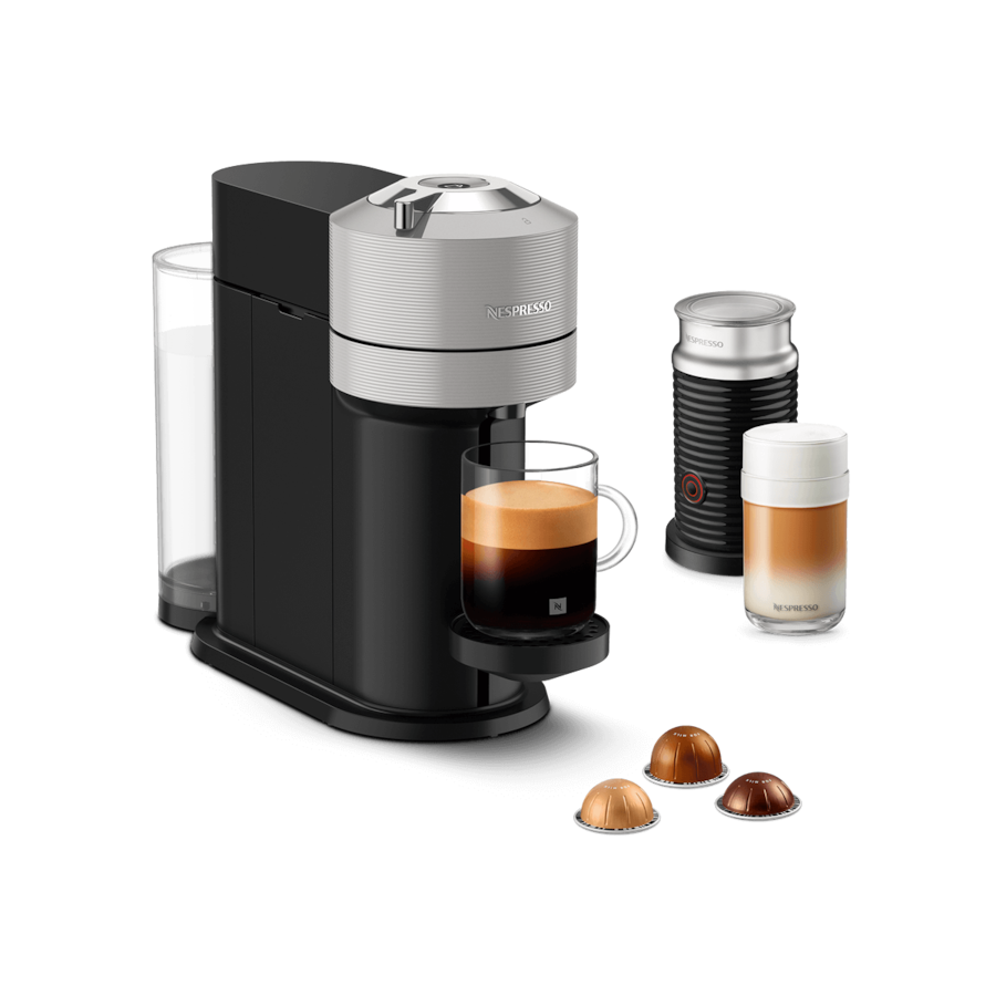 Light Gray Vertuo Next with Milk Frother | Nespresso USA