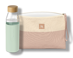 water bottle and travel pouch image