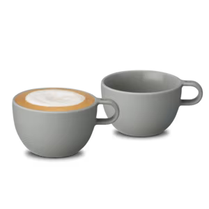 Barista Cappuccino Mugs Medium Set of 2