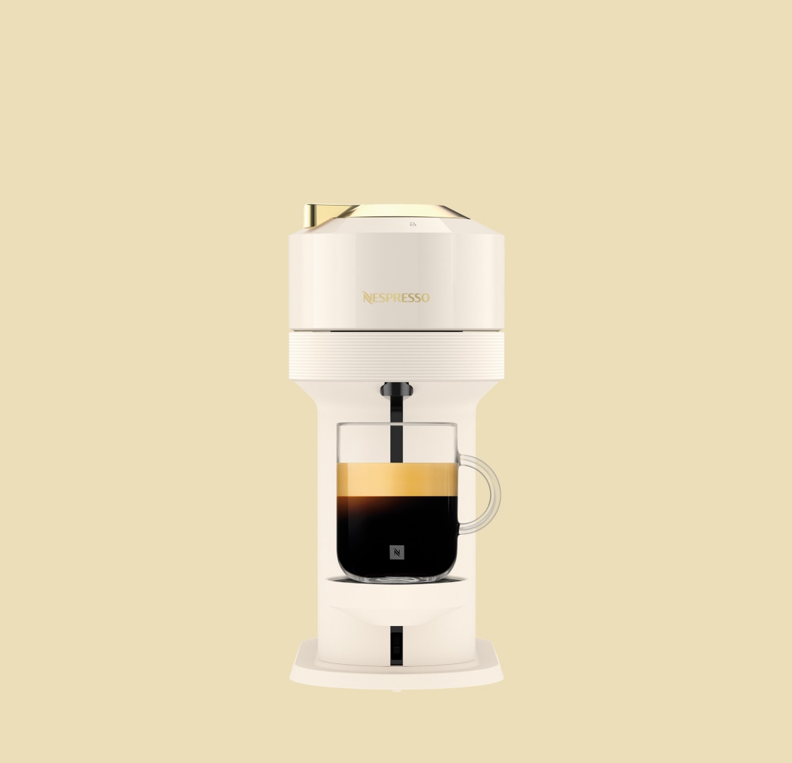 Nespresso Essenza - Pure White | Compact Mini Espresso Machine