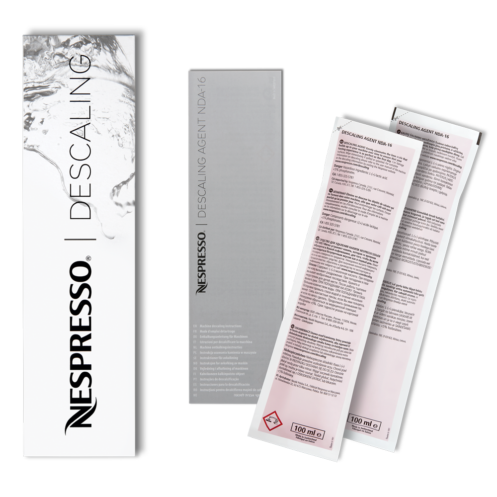 Kit de détartrage pour les machines à café Nespresso