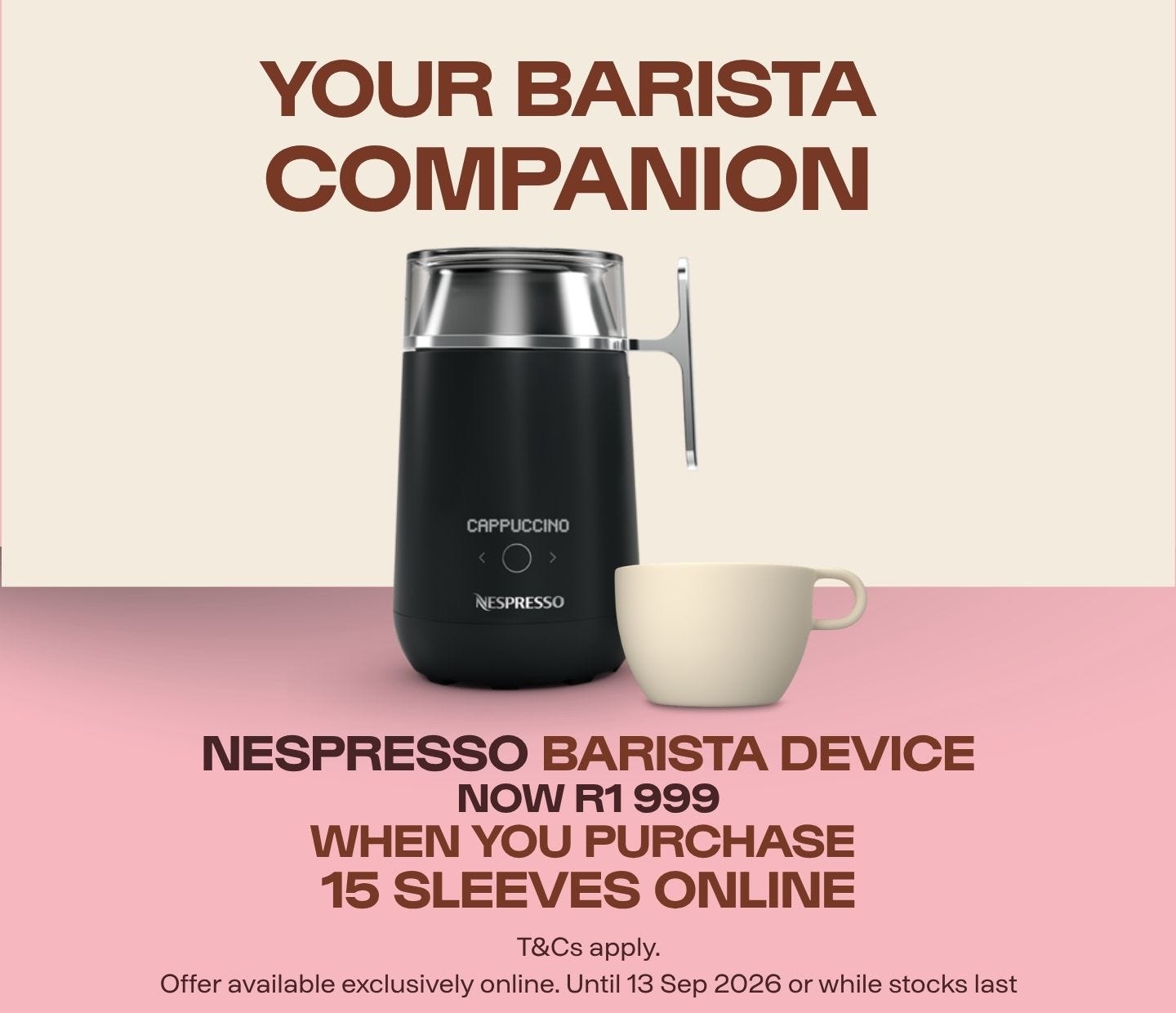 Barista Milk Device offer