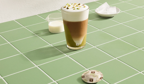 Amaretti Flavoured Oat Latte