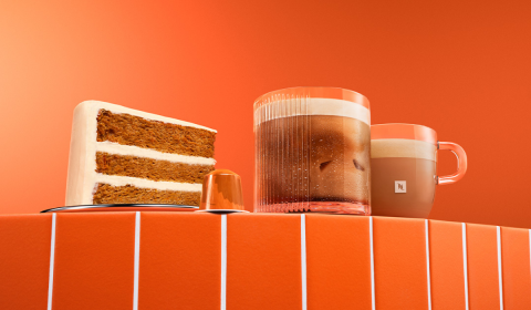 Pumpkin Spiced Cake Iced Latte