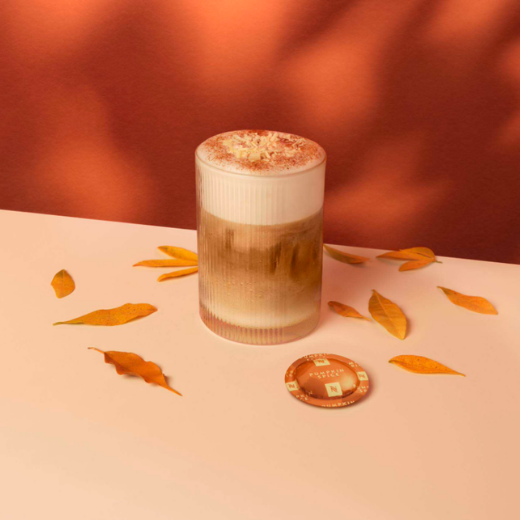 Pumpkin Spice Flavoured Iced White Chocolate