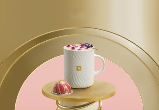 Golden Hibiscus Latte