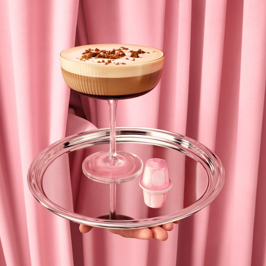 Hazelnut Pink Brownie Mocktini